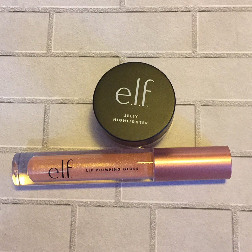 Elf cosmetics plumping gloss & jelly hilighter